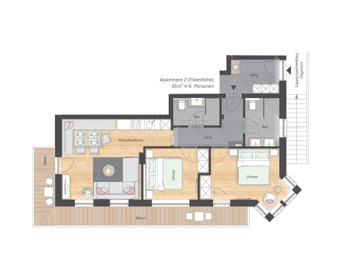 Apartments Fliegerbichl - Familie Voithofer Брамберг-ам-Вільдкогель Екстер'єр фото