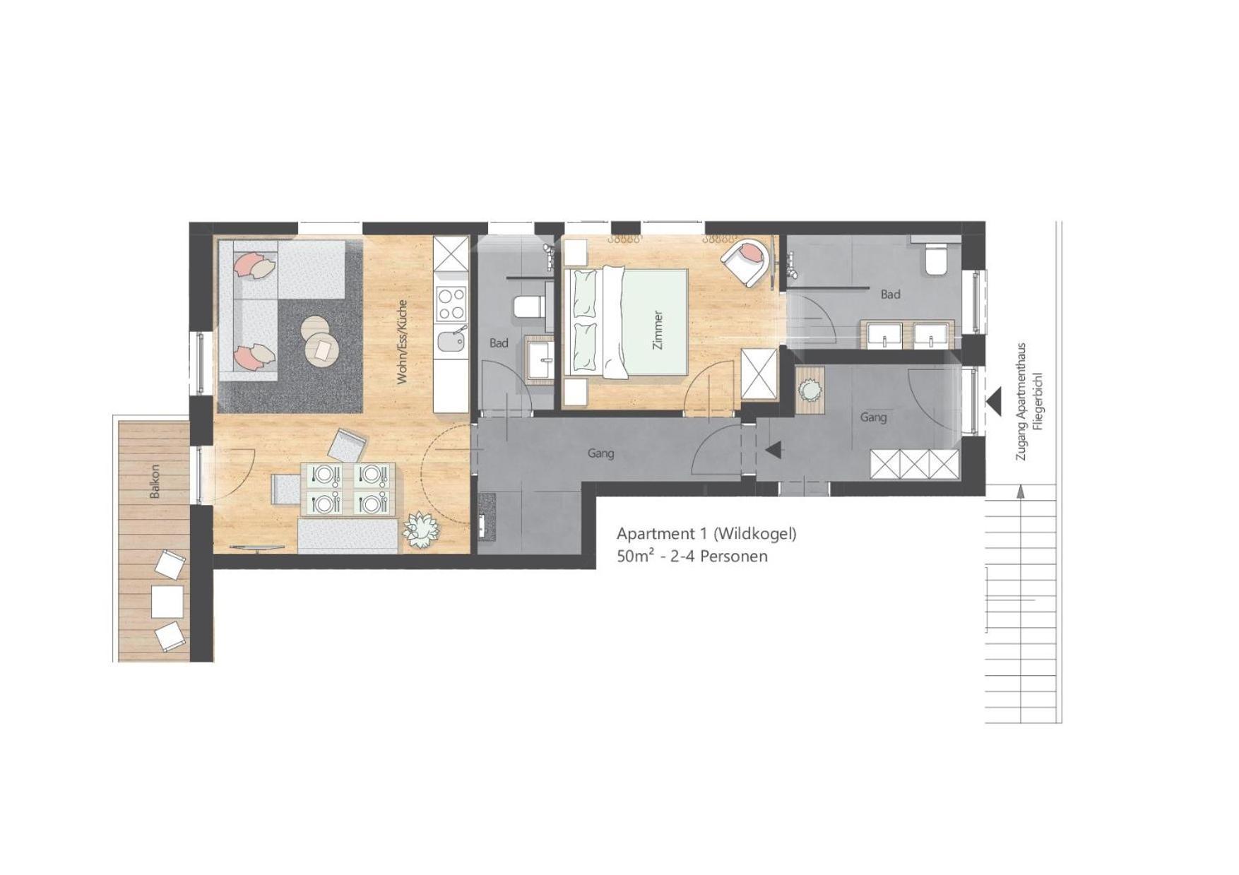 Apartments Fliegerbichl - Familie Voithofer Брамберг-ам-Вільдкогель Екстер'єр фото